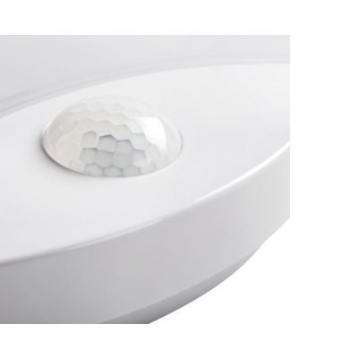 Oprawa LED z czujnikiem ruchu SANSO LED 15W-NW-SE 1250lm 4000K barwa neutralna Biały 26520 KANLUX (26520)
